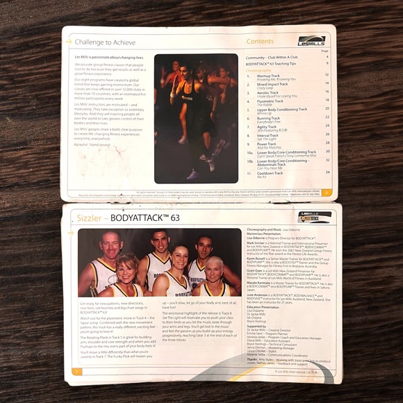 Les Mills BODYATTACK 63 CD, DVD, & Choreography Booklet - Picture 3 of 3